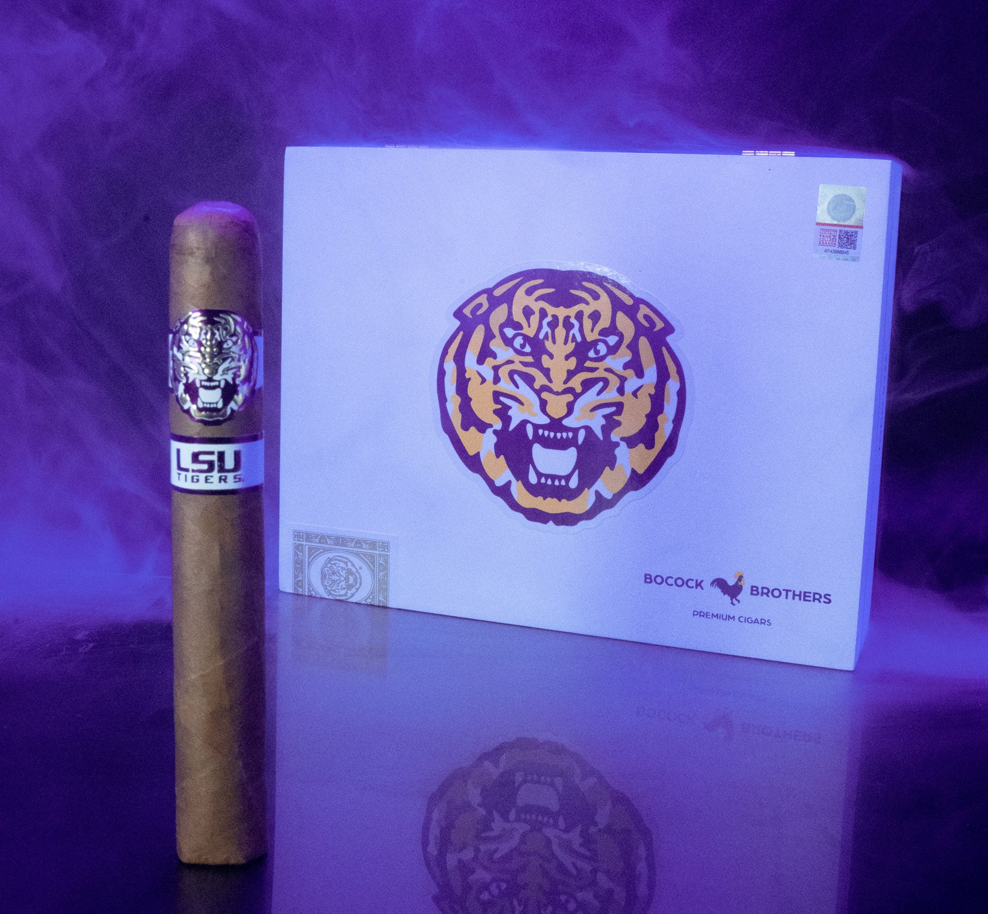 LSU Tigers Framed Vintage hotsell Tobacco Silk