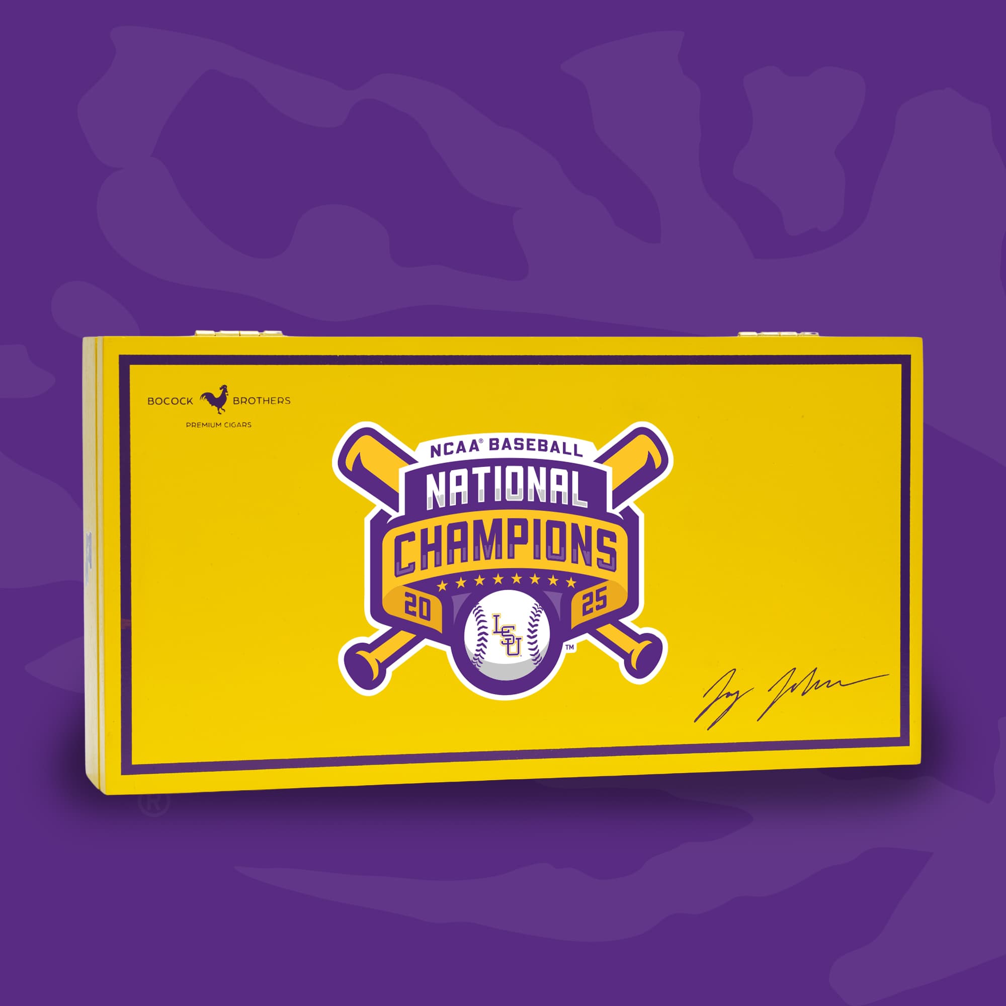 2025 LSU BASEBALL 8TH NATIONAL CHAMPIONSHIP COMMEMORATIVE BOX