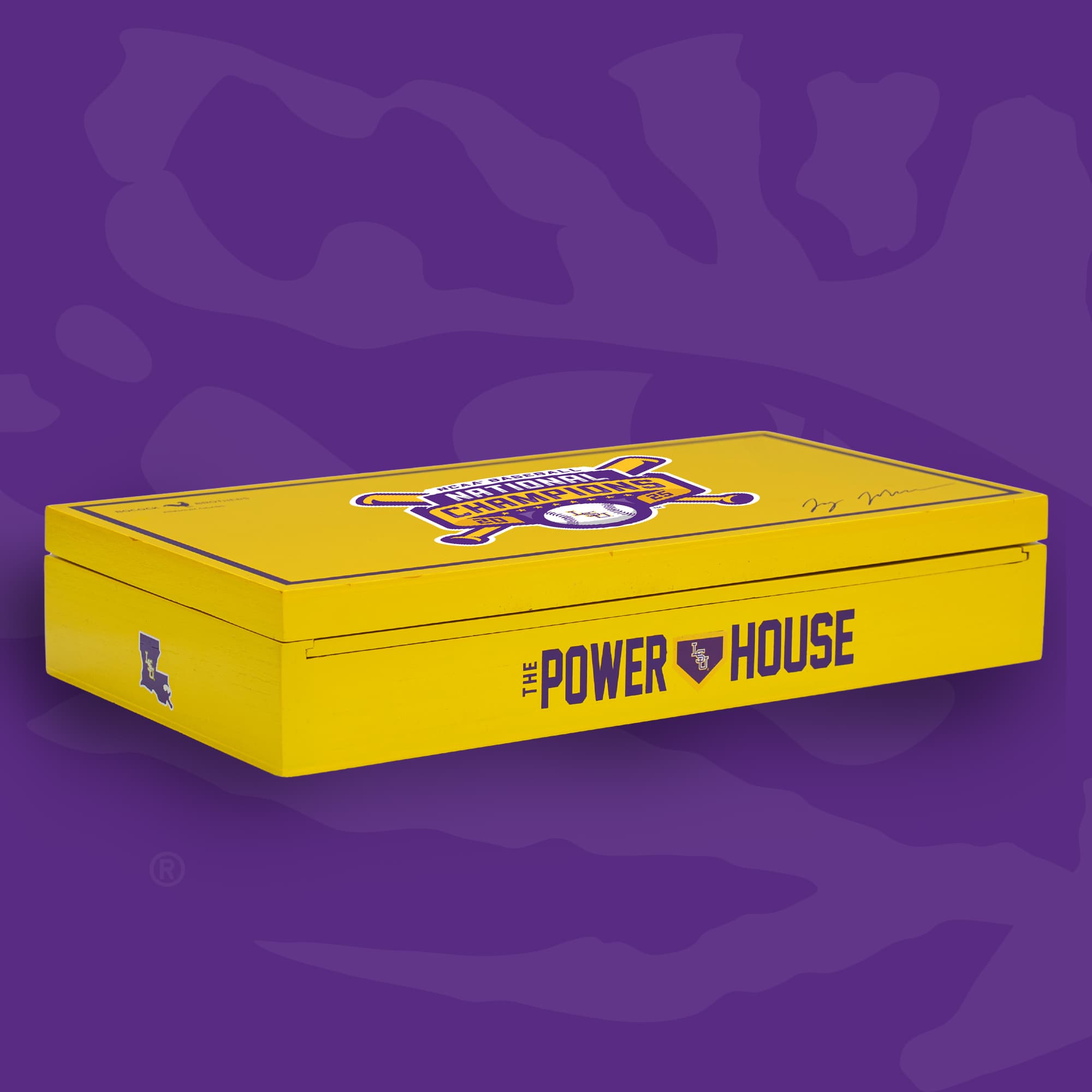 2025 LSU BASEBALL 8TH NATIONAL CHAMPIONSHIP COMMEMORATIVE BOX