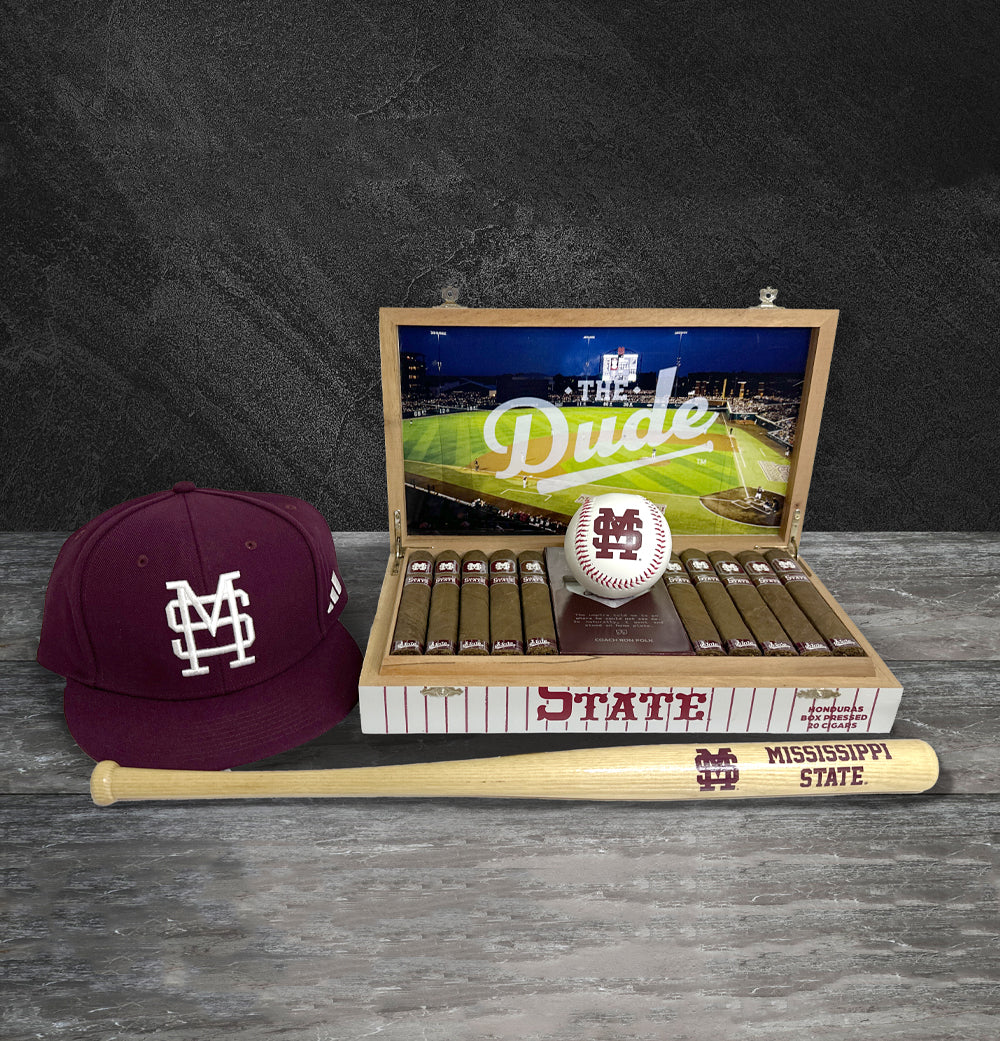 Mississippi State baseball: Coach Ron Polk tribute PINSTRIPE box