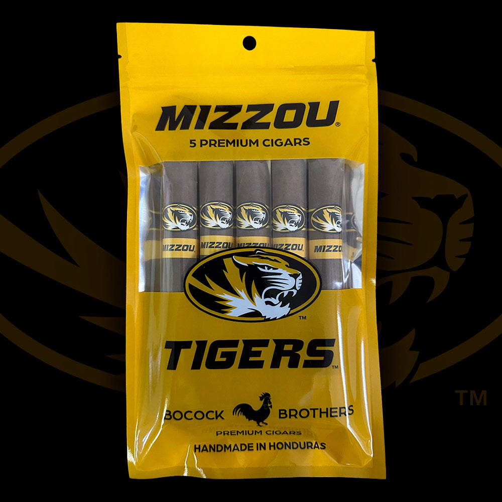 Mizzou Tigers Officially Licensed Premium Cigars 5-Pack