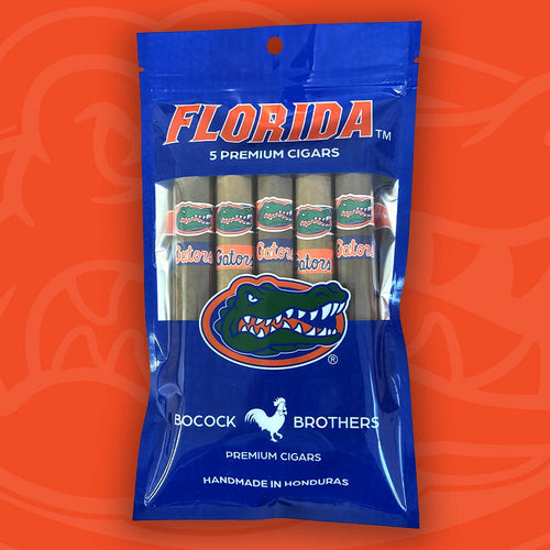 Florida Gators premium cigar 5-pack, officially licensed