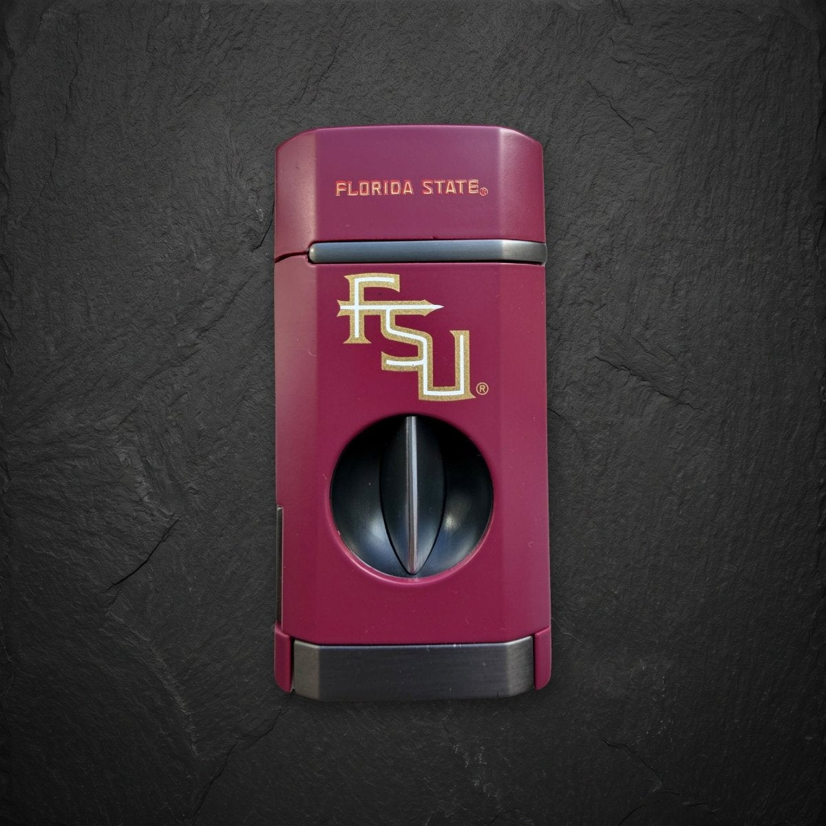 Florida State Seminoles Triple Torch Cigar Lighter with Spring V Cutter | Officially Licensed Collegiate | Bocock Brothers - Collegiate Athletics