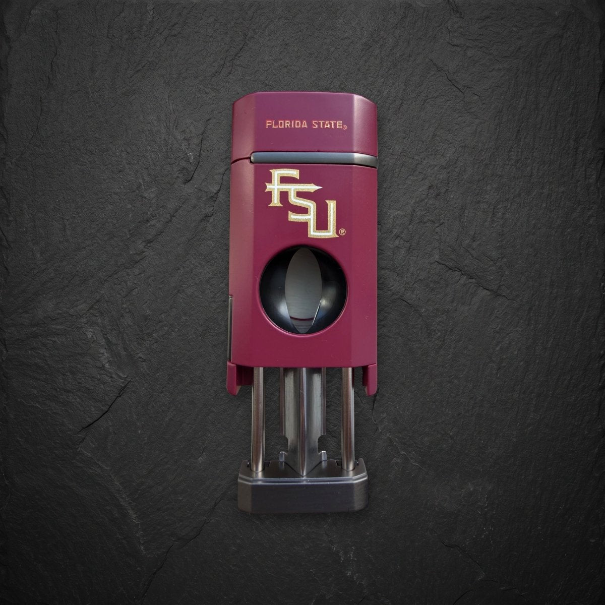 Florida State Seminoles Triple Torch Cigar Lighter with Spring V Cutter | Officially Licensed Collegiate | Bocock Brothers - Collegiate Athletics