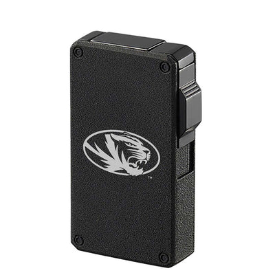 Mizzou Tigers wind resistant torch cigar lighter in charcoal black