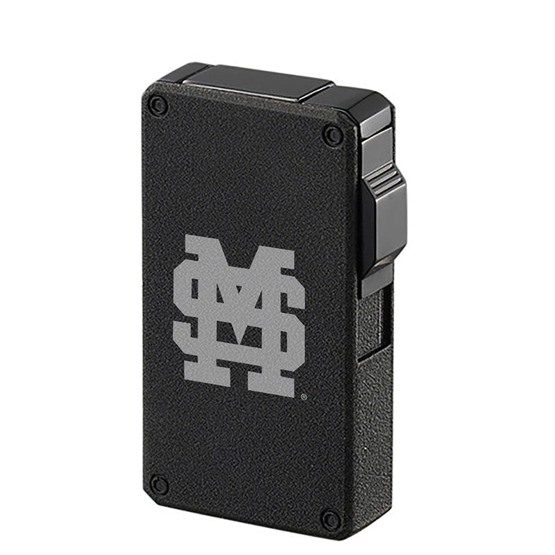 MSU Wind Resistant Torch Flame Lighter Charcoal Black - Collegiate Athletics