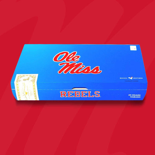 Ole Miss Rebels Habano premium cigars, officially licensed 20 count box