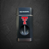 Texas Tech Red Raiders Triple Torch Cigar Lighter with Spring V Cutter | Officially Licensed Collegiate | Bocock Brothers