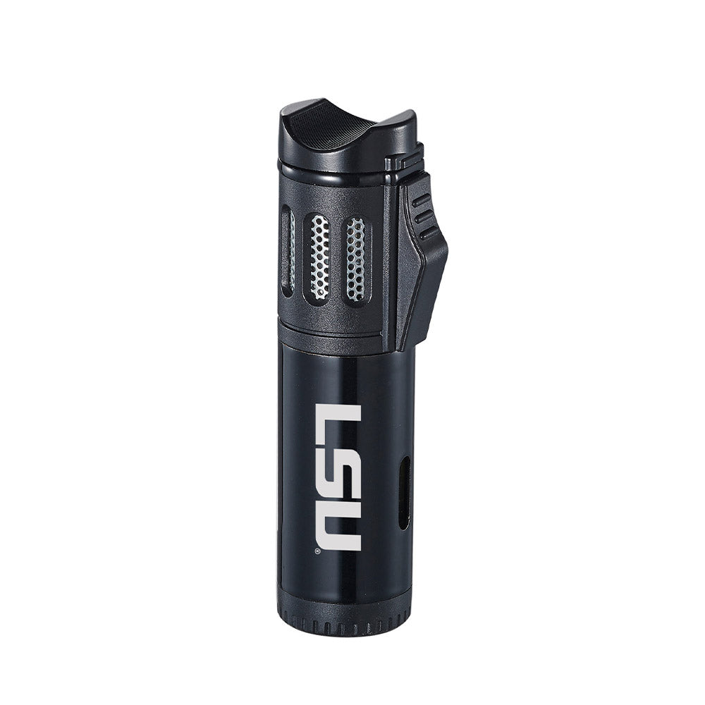 LSU Triple Flame  Torch Lighter Black