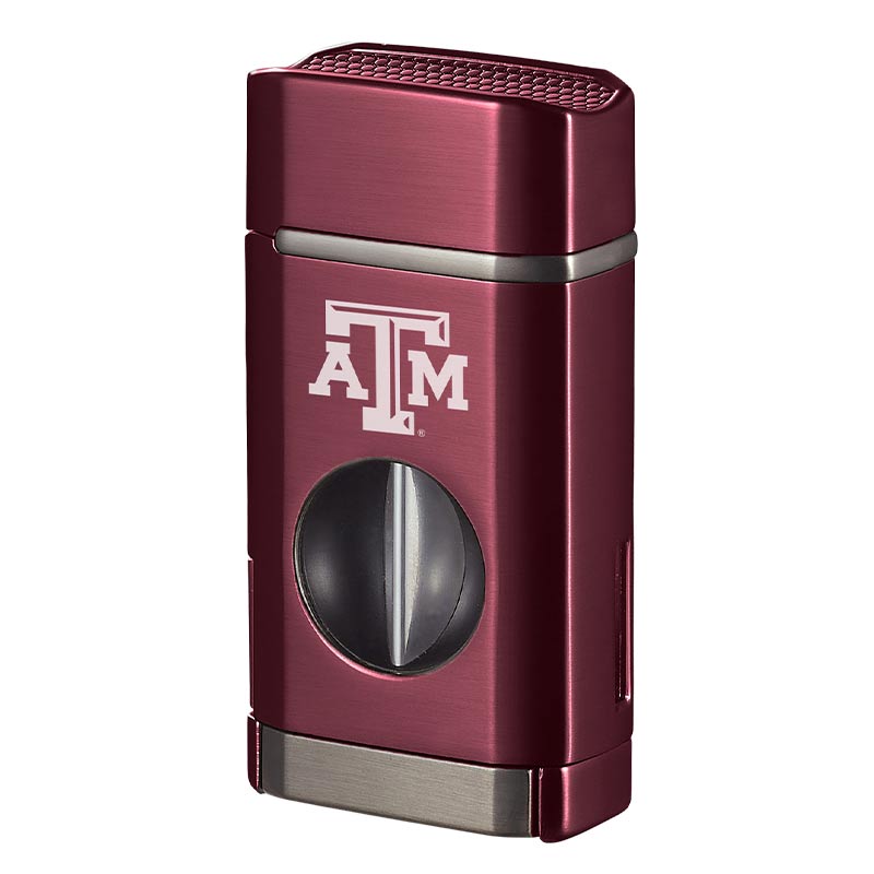 A&M Triple Torch Flame Lighter W/ Spring V Cutter - Collegiate Athletics