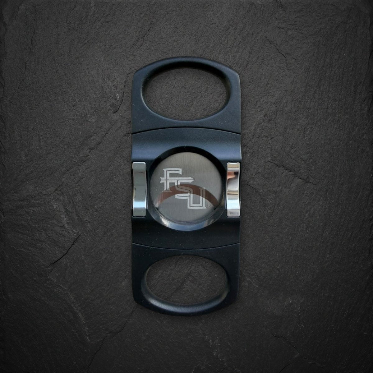 Florida State Seminoles Double Guillotine Cigar Cutter | Officially Licensed Collegiate | Bocock Brothers - Collegiate Athletics
