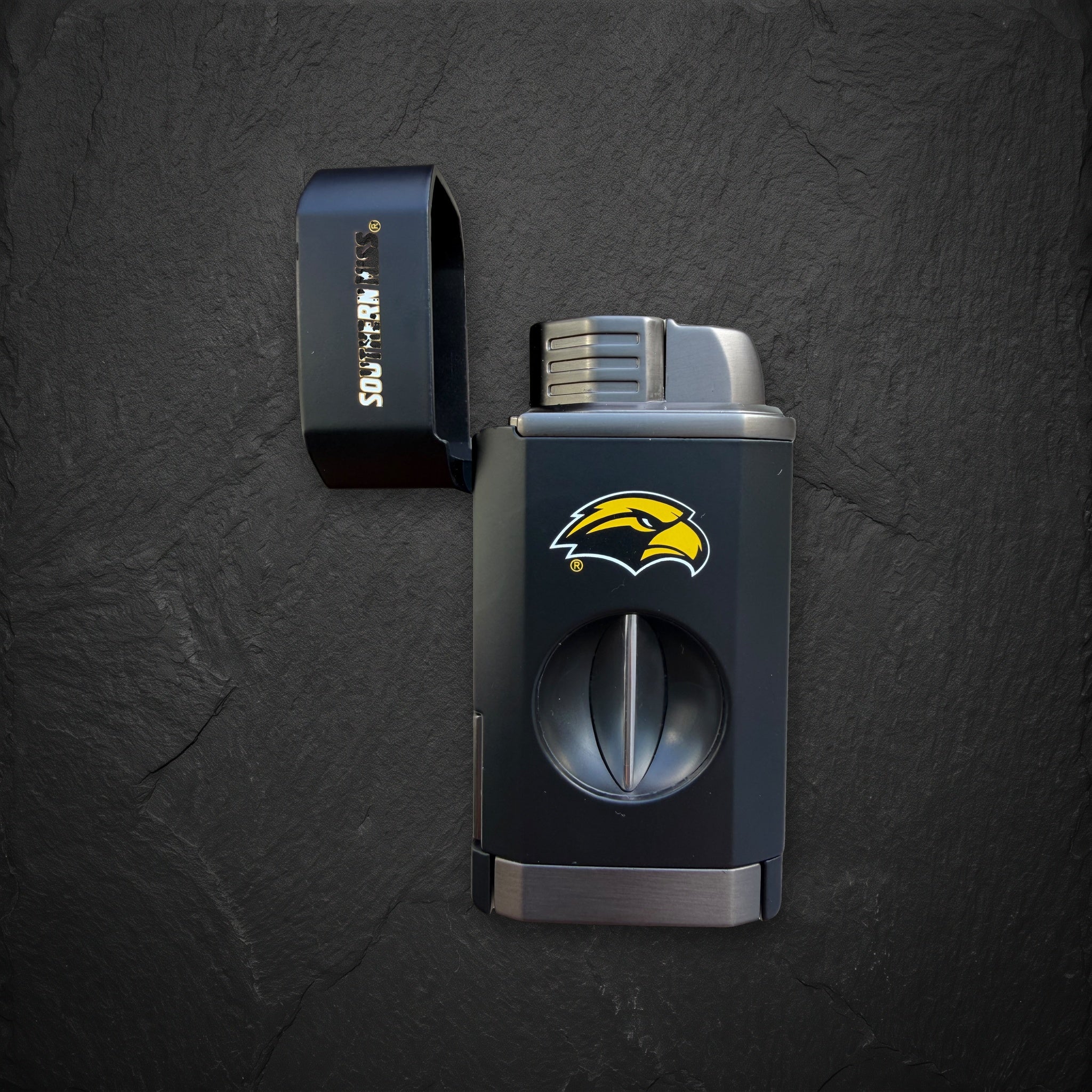 Southern Miss Golden Eagles triple torch flame open