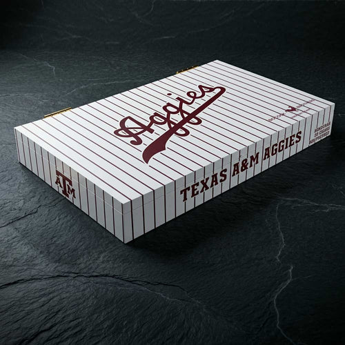 Texas A&M Aggies Pinstripe Edition premium cigars, officially licensed 20 count box