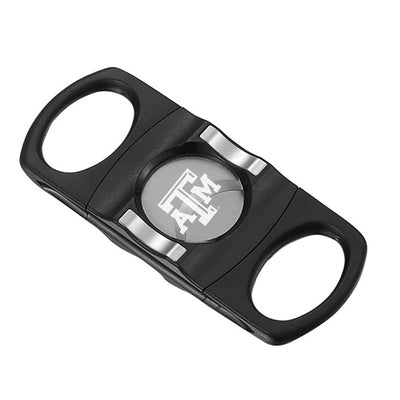 Texas A&M Aggies straight cigar cutter with built-in cigar rest