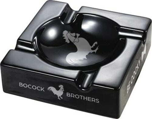 Renner Black Ceramic Cigar Ashtray