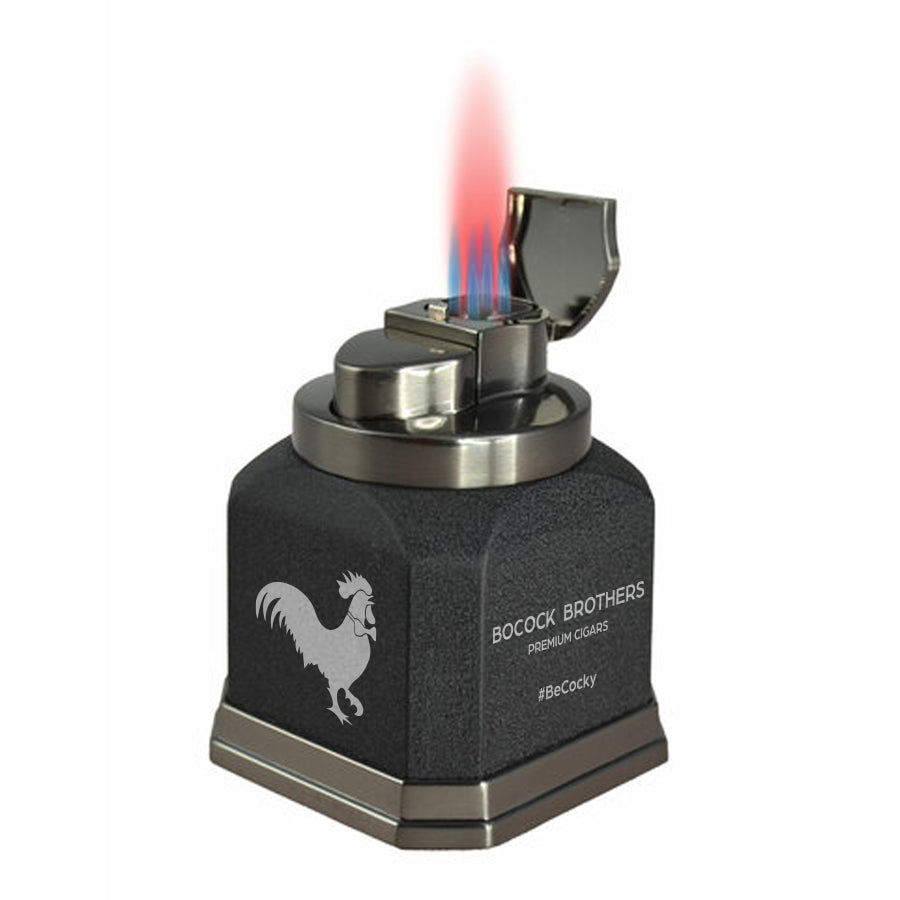 Bocock Brothers Quad Flame Cigar Lighter - Gunmetal